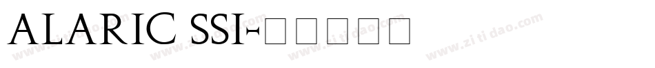 Alaric SSi字体转换